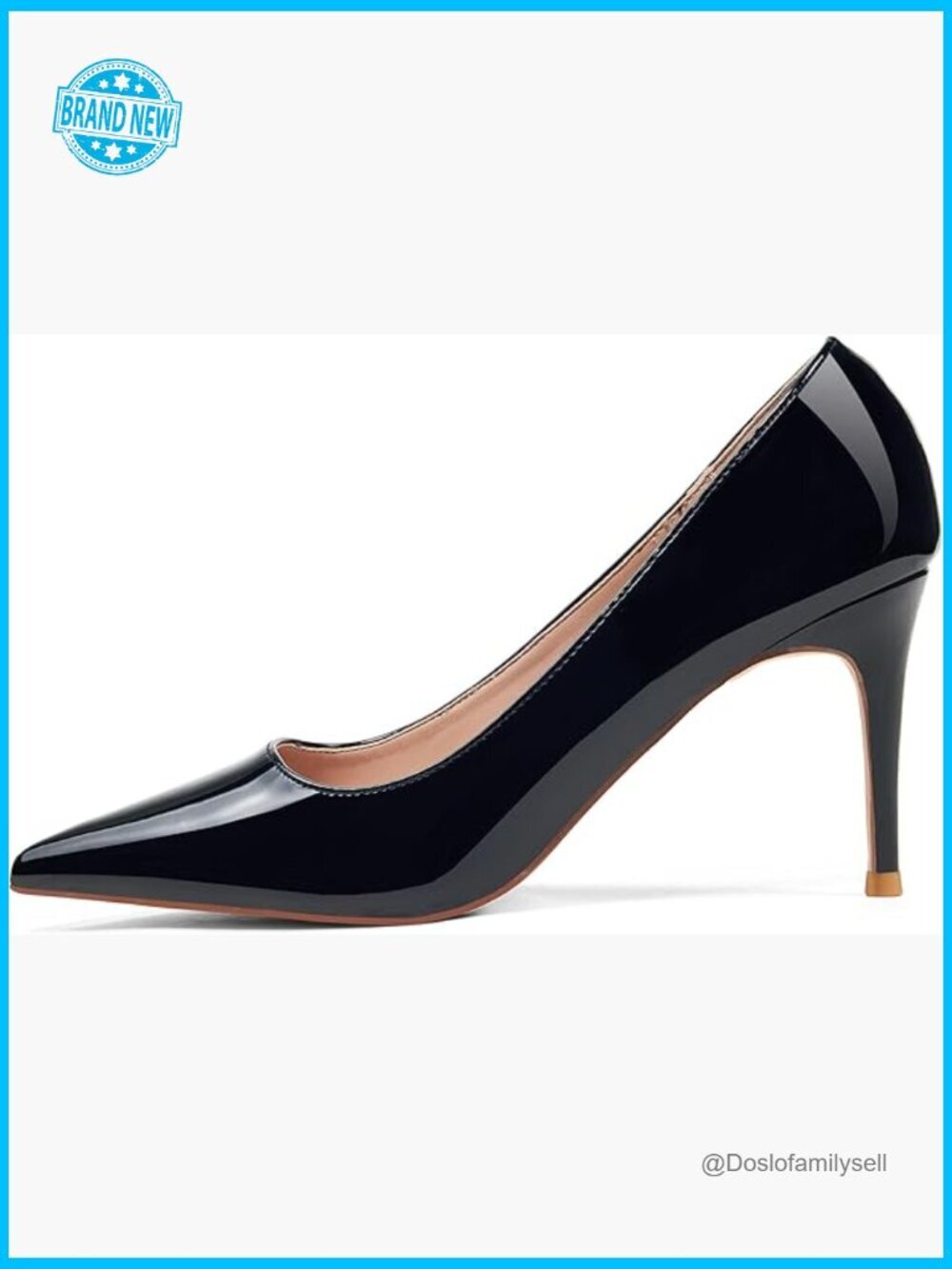 Stiletto Pointed Toe Heels Comfortable Cushioned Wedding Prom Dress Shoes Pull